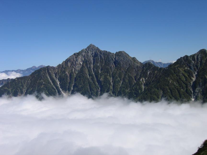 奥大日岳より