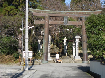 姉倉比賣神社鳥居